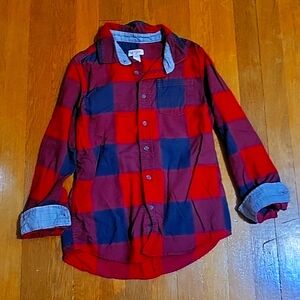 Kids Buffalo Plaid Flannel shirt